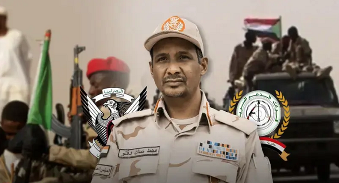 حميدتي ينفي شائعات مقتله .. والبرهان يجمد حسابات الدعم السريع