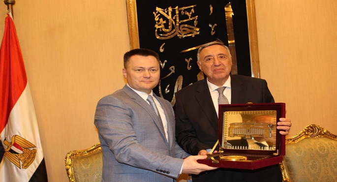المحكمة الدستورية العليا تستقبل النائب العام الروسي