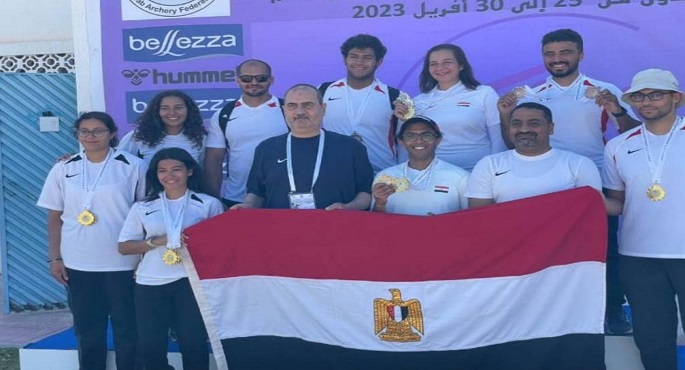 إنجاز رياضي جديد لأبناء المؤسسة العسكرية فى منافسات الخماسي الحديث والقوس والسهم
