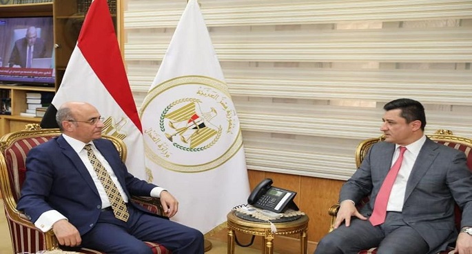 بالصور.. وزير العدل يستقبل نظيره العراقي