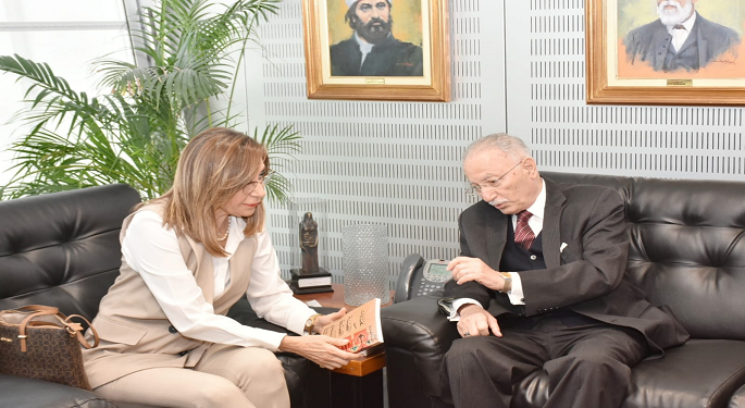 بالصور.. وزيرة الثقافة تشارك في ختام اجتماعات مجلس أمناء مكتبة الإسكندرية