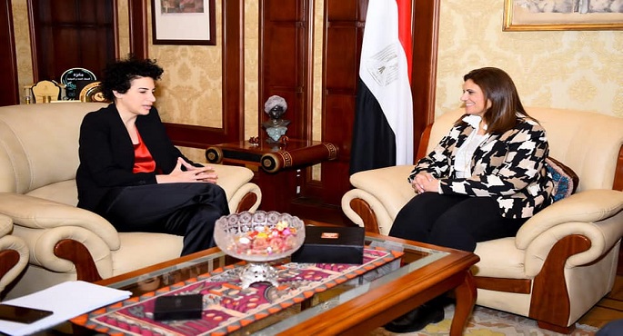 وزيرة الهجرة تبحث مع سفيرة قبرص التعاون بصدد المبادرة الرئاسية إحياء الجذور “نوستوس”