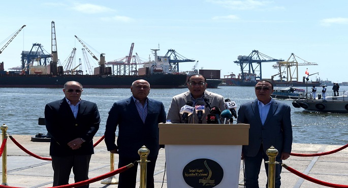 بالفيديو والصور .. خلال مؤتمر صحفي بالإسكندرية.. رئيس الوزراء: نستهدف إنشاء بنية أساسية في الموانئ وضمان استدامتها