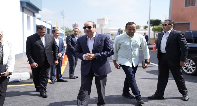 بالفيديو والصور.. الرئيس السيسي في قرية الأبعادية بمحافظة البحيرة لافتتاح عدد من مشروعات “حياة كريمة”