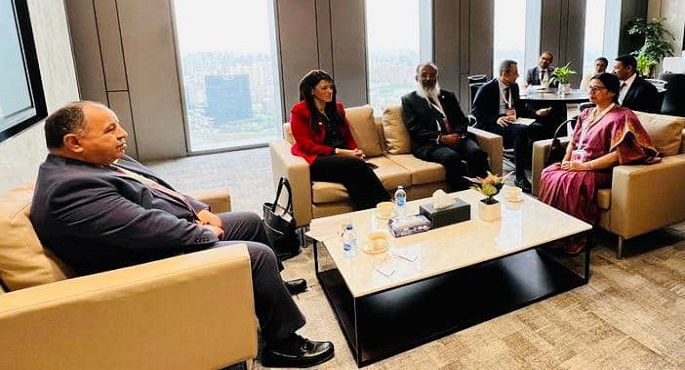 بالصور.. المشاط تناقش مع مُمثلي البرازيل وجنوب أفريقيا وروسيا الأهداف الاستراتيجية لبنك التنمية الجديد