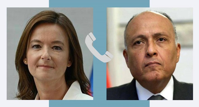 وزير الخارجية يتلقى اتصالا هاتفيا من نائبة رئيس الوزراء ووزيرة خارجية سلوفينيا
