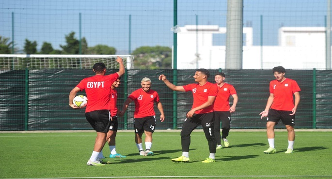 منتخب مصر الأولمبي يختتم استعداداته اليوم لمواجهة مالى فى أمم أفريقيا