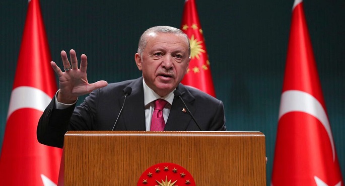 أردوغان يعلق على إحراق أسلحة حزب العمال الكردستانى