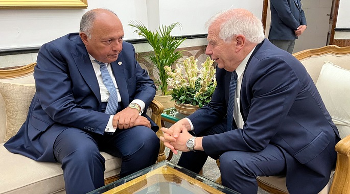 انعقاد مجلس المشاركة بين مصر والاتحاد الأوروبي هذا العام برئاسة شكري وبوريل