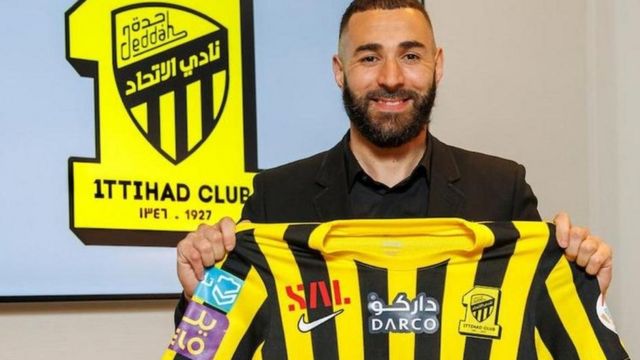 إعلان موعد حفل تقديم كريم بنزيما لجماهير الاتحاد السعودي
