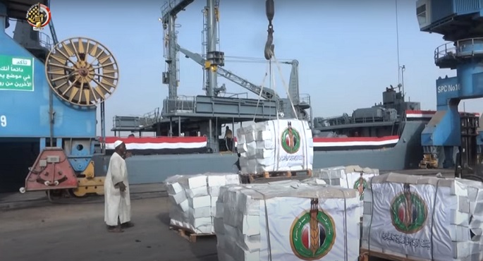 بالفيديو.. مصر تقدم مئات الأطنان من المساعدات للسودان بتوجيهات رئاسية