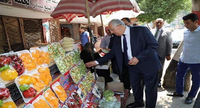 بالصور.. وزير الزراعة يتفقد المنافذ التابعة للوزارة استعدادا لعيد الاضحى المبارك