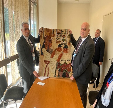 بالصور.. وزير العمل يلتقي بنظيره الفلسطيني:مصر داعم للحق الفلسطيني تنفيذا لمرجعيات الشرعية الدولية