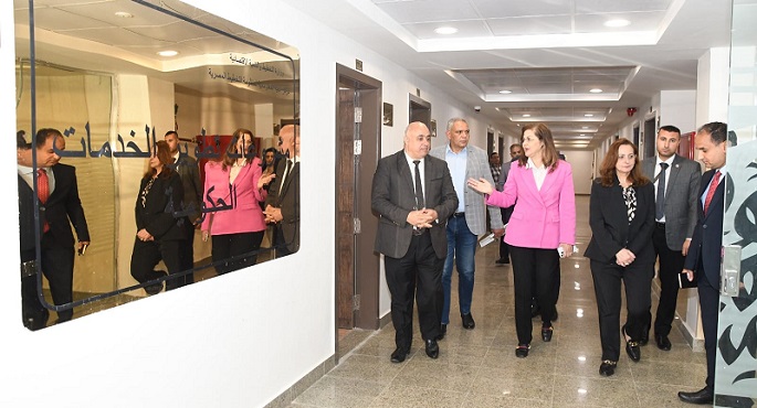 بالصور.. وزيرة التخطيط تتفقد مبنى المعهد القومي للحوكمة والتنمية المستدامة بمقره الجديد