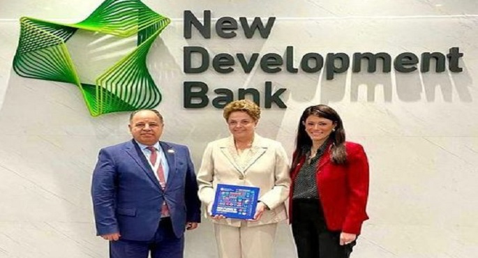 وزيرة التعاون الدولي تلتقي رئيس بنك التنمية الجديد خلال الاجتماعات السنوية بالصين