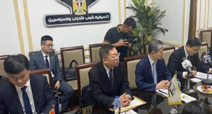 التنسيقية تبحث مع وفد صيني سبل التعاون المشترك بحضور سفير الصين بالقاهرة