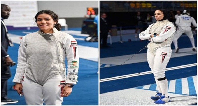 يارا الشرقاوي ونورا منير تضمنان ميداليتين لمصر ببطولة إفريقيا للسلاح