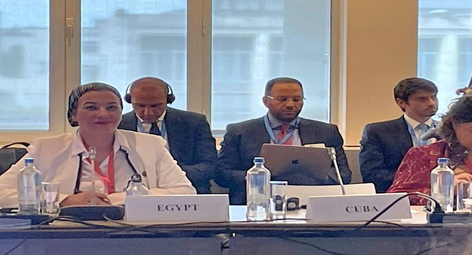 بالصور.. وزيرة البيئة تشارك في الجلسة العامة لمناقشة التقييم العالمي لجهود مواجهة آثار تغير المناخ