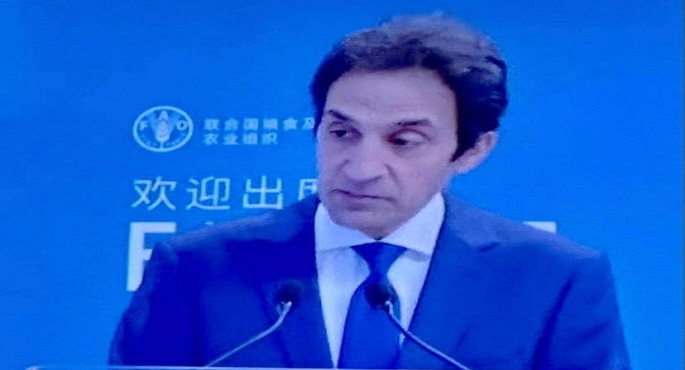السفير بسام راضي يستعرض استراتيجية مصر لإدارة المياه أمام المؤتمر الوزارى لمنظمة الفاو