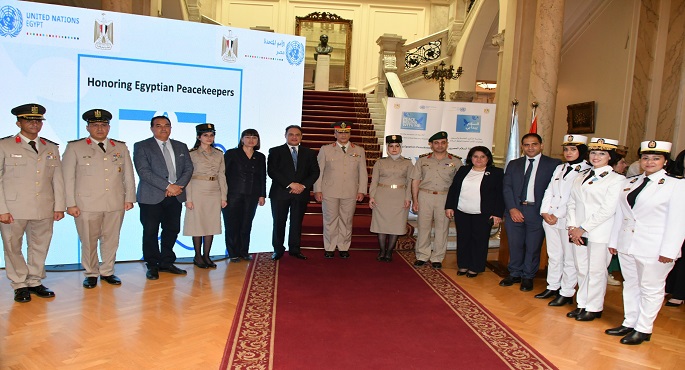 بالصور.. القوات المسلحة تشارك “الخارجية” فى احتفالية الأمم المتحدة باليوبيل الماسي لعمليات حفظ السلام