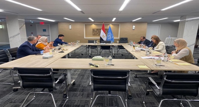 بالصور.. هالة السعيد تلتقي المديرة التنفيذية لبرنامج الأمم المتحدة للمستوطنات البشرية لتوطيد أواصر التعاون