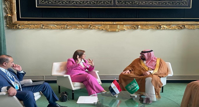 بالصور.. على هامش زيارتها لنيويورك.. هالة السعيد تبحث مع وزير الاقتصاد والتخطيط السعودي سبل التعاون