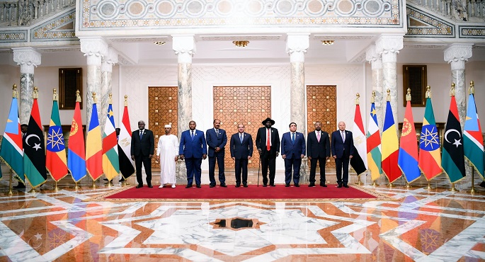 بالفيديو.. السيسي في البيان الختامي لقمة دول الجوار: أكدنا على الاحترام الكامل لسيادة السودان وسلامة أراضيه وعدم التدخل في شؤونه