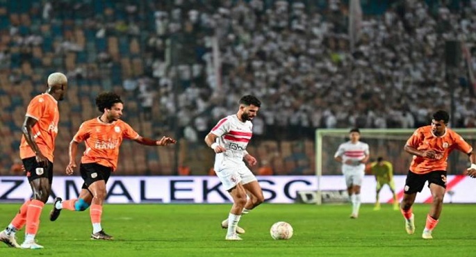 الزمالك يختتم الدورى بالتعادل مع فاركو 2 / 2