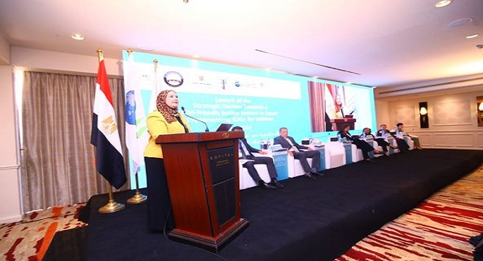 بالصور.. وزيرة التضامن تشارك في مؤتمرنحو عدالة صديقة للطفل في مصر