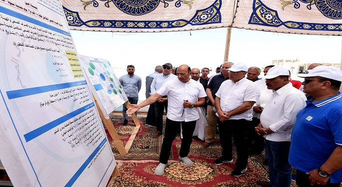 بالصور.. في ختام زيارته للواحة.. مدبولي يتفقد مشروع الصرف الصحي المتكامل لمدينة سيوة