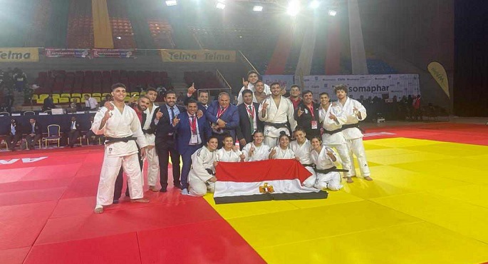 منتخب الجودو يحصد ذهبية الفرق في البطولة الأفريقية للشباب