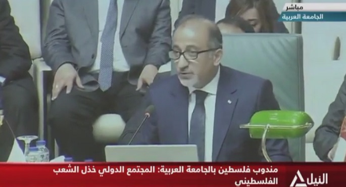 مندوب فلسطين بالجامعة العربية يدعو المجتمع الدولي لاتخاذ إجراءات فورية لوقف العدوان الإسرائيلي