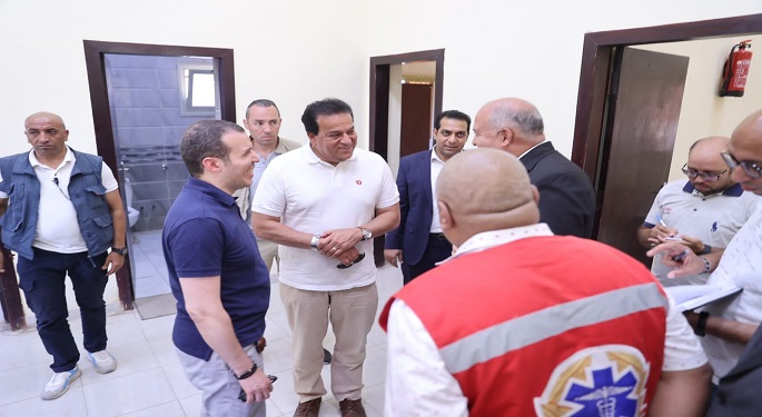 وزير الصحة يوجه بسرعة الانتهاء من أعمال تطوير مستشفى نجع حمادي العام بقنا