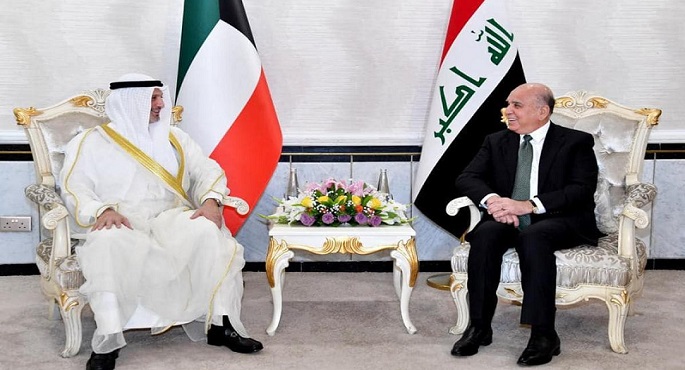 وزيرا خارجية العراق والكويت يبحثان مسألة حقول النفط وترسيم الحدود