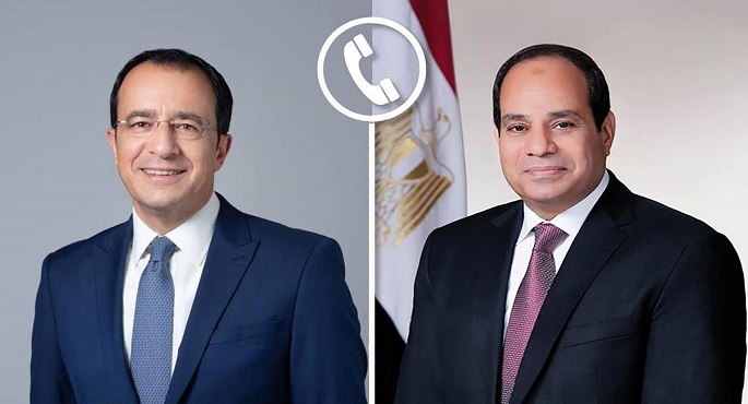 الرئيس السيسي يبحث هاتفيا مع نظيره القبرصي متابعة تطورات العمليات العسكرية الإسرائيلية في غزة