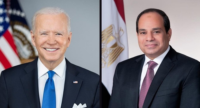 بايدن يعرب عن تقديره لجهود مصر في تسهيل إيصال المساعدات الإنسانية إلى غزة
