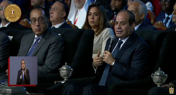 بالفيديو .. الرئيس السيسي : مصر تبذل جهودًا كبيرة لتهدئة الاقتتال وإطلاق سراح الأسرى والمحتجزين في غزة