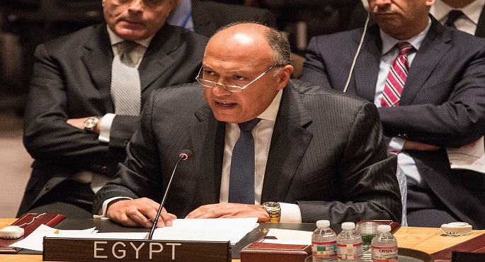 شكري يلقي اليوم بيان مصر أمام مجلس الأمن ويطالب بضرورة الوقف الفورى للاعتداءات