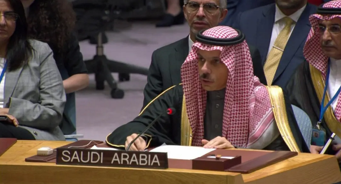 وزير الخارجية السعودي: الشعب الفلسطيني يعاني تحت القصف والمجتمع الدولي صامت