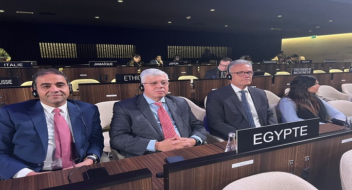 بالصور.. وزير التعليم العالي يلقي كلمة مصر في الدورة ٤٢ للمؤتمر العام لليونسكو