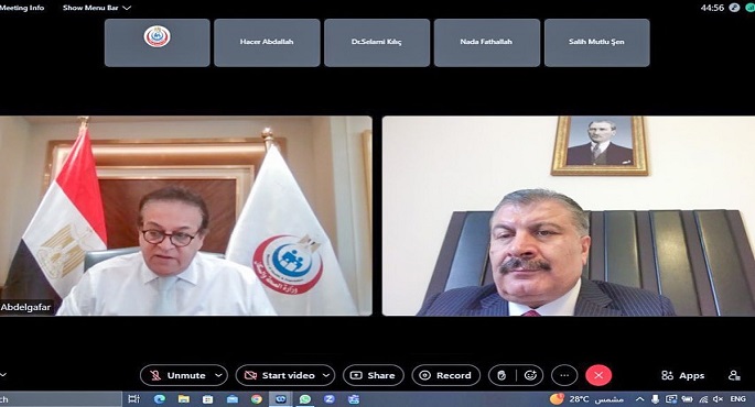 ‎وزير الصحة يعقد اجتماعا مع نظيره التركي لبحث سبل التعاون المشترك لتقديم الدعم للأشقاء الفلسطينيين