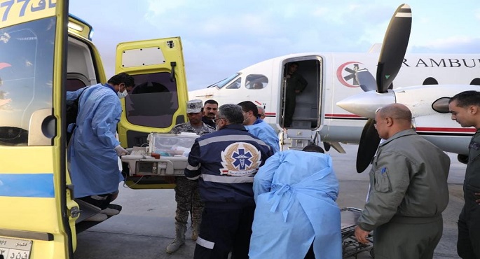 بالصور .. بناء على توجيهات الرئيس .. الصحة : الإسعاف الطائر ينقل 12 من الأطفال الفلسطينيين المبتسرين لمستشفى العاصمة الإدارية