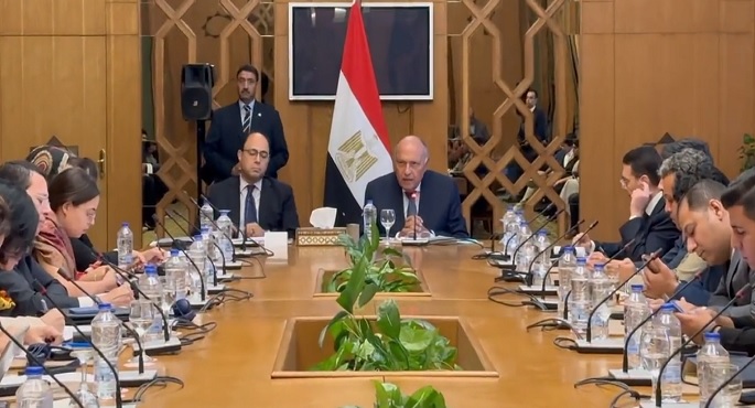 شكري: يجب التركيز الآن على إنهاء الصراع الحالي ومعاناة المدنيين في غزة
