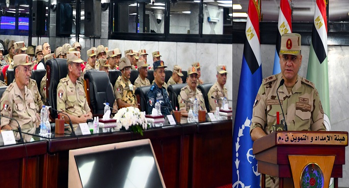 بالفيديو والصور.. وزير الدفاع يشهد مشروع مراكز القيادة الإستراتيجي التعبوي لمركز السيطرة الخلفي للقوات المسلحة