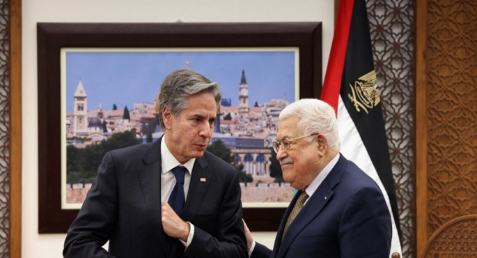 الرئيس الفلسطيني يلتقي بلينكن اليوم في رام الله
