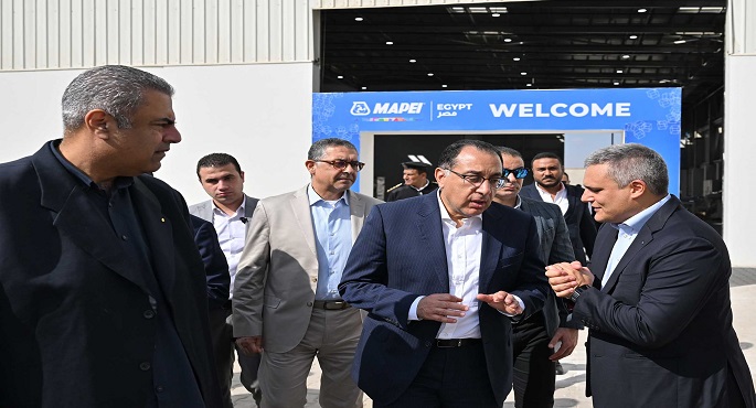 بالصور ..مدبولي يتفقد مصنع شركة “مابي” الإيطالية بمدينة العاشر من رمضان باستثمارات تبلغ 25 مليون دولار