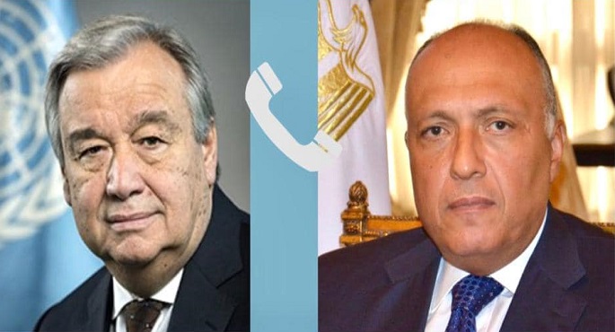جوتيريش يثمن الدور الهام لمصر للحد من أزمة غزة ودعم ركائز الأمن والاستقرار في المنطقة