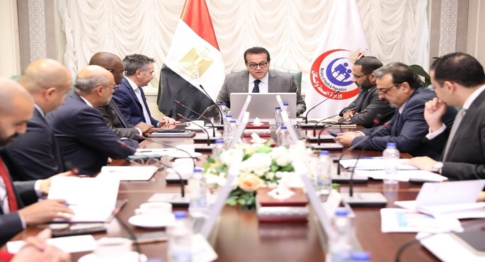 وزير الصحة يستقبل المدير العالمي لمؤسسة التمويل الدولية للصحة والتعليم لبحث سبل التعاون المشتركة
