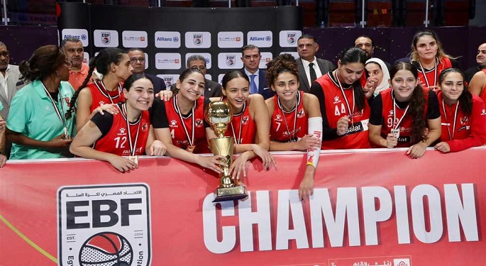 الأهلي يفوز على الجزيرة ويتوج بكأس سوبر السلة سيدات