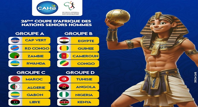 تعديل موعد أمم أفريقيا لليد 2024 في القاهرة